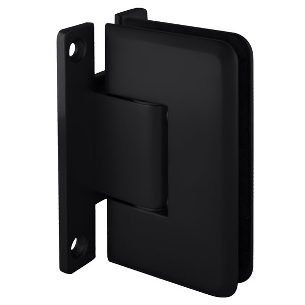 Cr Laurence Matte Black Cologne 337 Series Adjustable Wall Mount 'H' Back Plate Hinge C0L337MBL